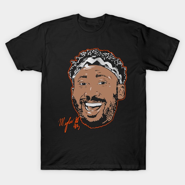 Myles Garrett Swag Head T-Shirt by stevenmsparks